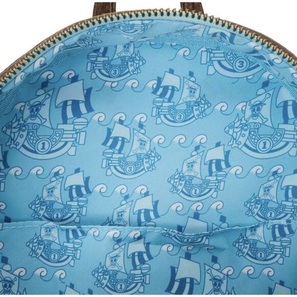 Loungefly One Piece 25th Anniversary Straw Hat Pirates Mini Backpack NWT - Picture 7 of 7
